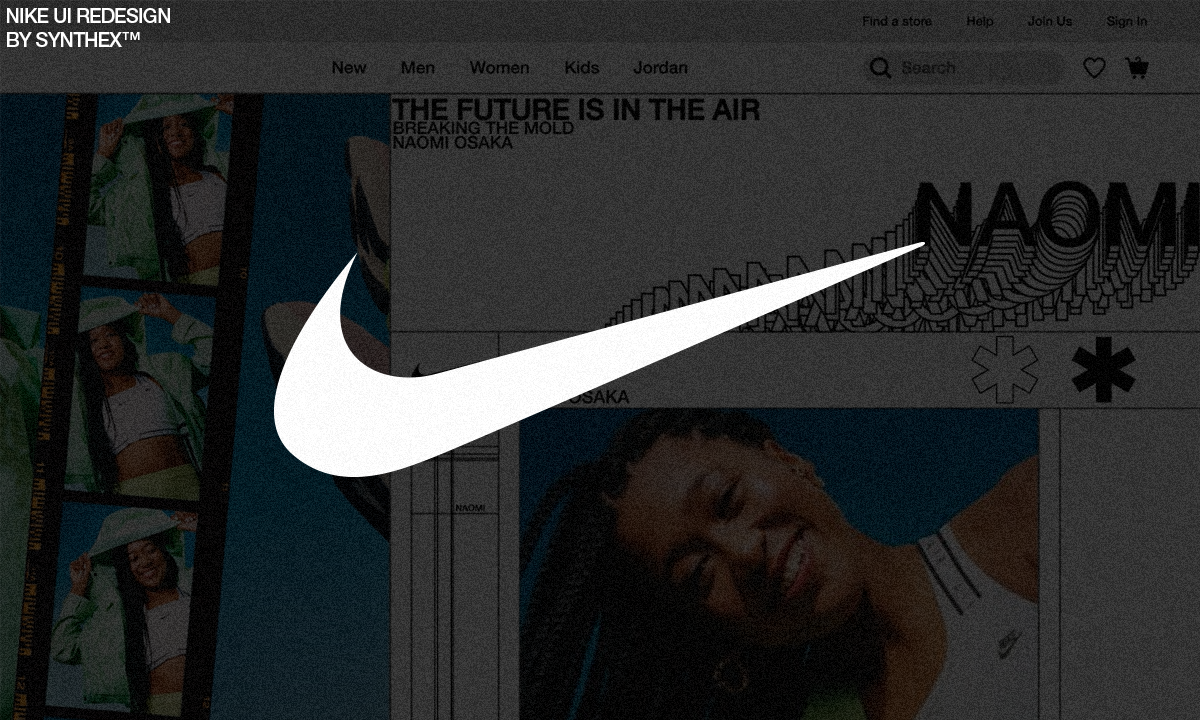 NIKE WEBSITE DESIGN